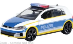 VW Golf A7 GTi, Polizei, 1:43, Motormax