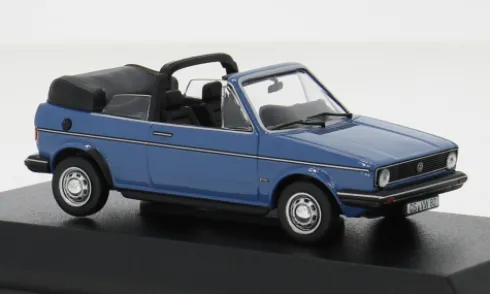 VW Golf I Cabriolet, blau, 1982, 1:43, Norev