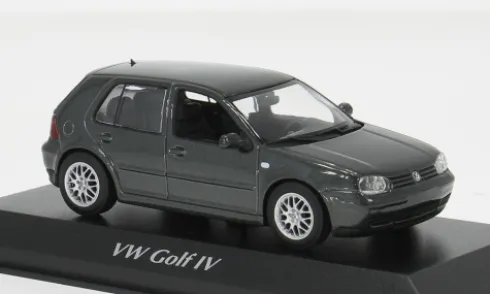 VW Golf IV, grau, 1999, 1:43, Maxichamps