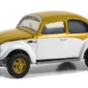 VW Käfer, gold/weiss, 1950, 1:64, Greenlight