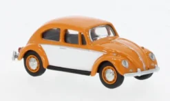 VW Käfer, orange/beige, 1:64, Schuco