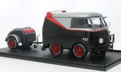 VW Kool Kombi, schwarz/silber, 2024, 1:18, Solido