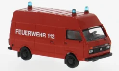 VW LT Hochraum-Kasten, 1985, Feuerwehr, 1:87, Brekina