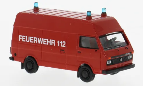 VW LT Hochraum-Kasten, 1985, Feuerwehr, 1:87, Brekina