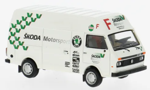 VW LT Hochraum-Kasten, 1985, Skoda Motorsport, 1:87, Brekina