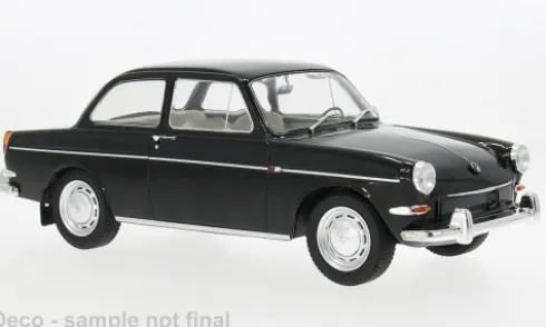 VW 1500 S (Typ 3), schwarz, 1963, 1:18, MCG