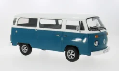 VW T2b Bus, blau/weiss, 1972, 1:18, KK Scale