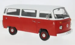 VW T2b Bus, rot/weiss, 1972, 1:18, KK Scale