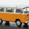 VW T2b Campingbus, orange/weiss, 1:43, Schuco