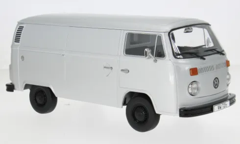 VW T2b Delivery Van, silber, 1972, 1:18, KK Scale