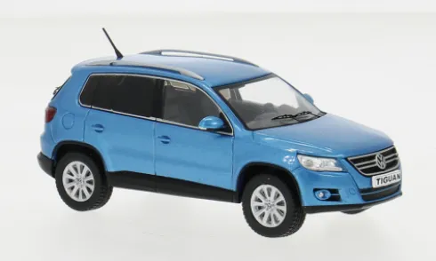 VW Tiguan, blau, 2007, 1:43, IXO