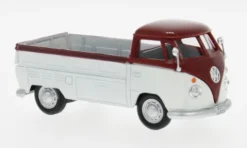 VW T1 Pick Up, weiss/rot, 1:43, Cararama
