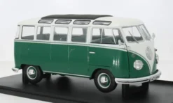 VW T1 Samba, grün/weiss, 1962, 1:18, Solido