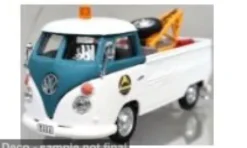 VW T1, weiss/blau, 1:43, Cararama