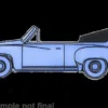 Wartburg 311 Cabriolet, hellblau, 1959, 1:87, Brekina