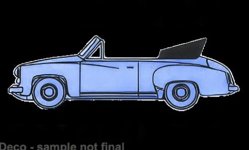 Wartburg 311 Cabriolet, hellblau, 1959, 1:87, Brekina