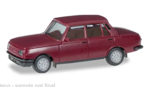 Wartburg 353, dunkelrot, 1985, 1:87, Herpa