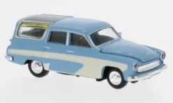 Wartburg 311 Camping, hellblau/weiss, 1959, 1:87, Brekina