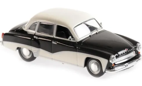 Wartburg 311, schwarz/weiss, 1959, 1:43, Maxichamps