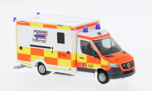 Wietmarscher Ambulanzfahrzeuge RTW, 2018, Rettungsdienst Bäuerle Ambulanz Augsburg, 1:87, Rietze