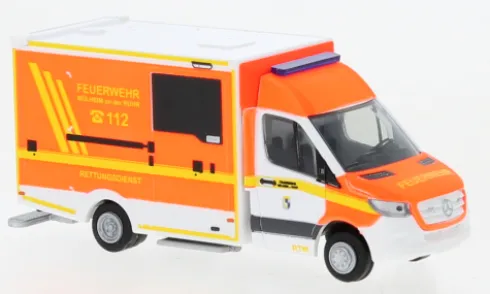 Wietmarscher Design-RTW, 2018, Berufsfeuerwehr Mühlheim / Ruhr, 1:87, Rietze