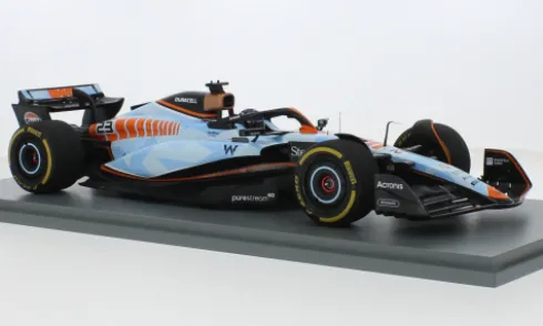 Williams FW45, Formel 1, GP Singapur, 2023, Williams Racing, #23, A.Albon, 1:18, Spark