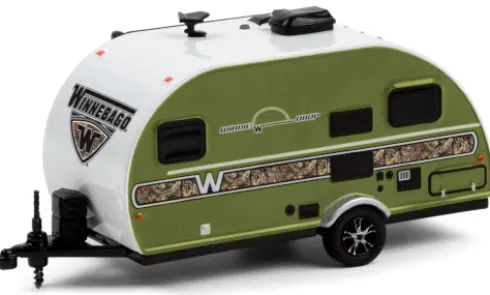 Winnebago Winnie Drop, weiss/oliv, 2017, 1:64, Greenlight